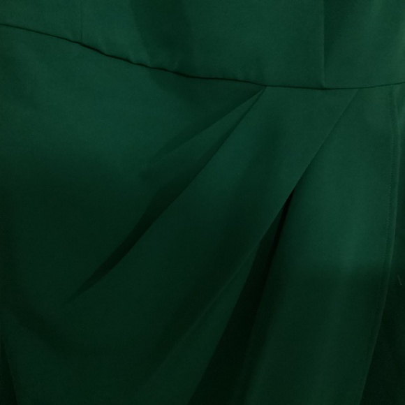 Jewel Badgley Mischka Draped Halter Neck Asymmetric Cocktail Dress, size 8 - Picture 6 of 16